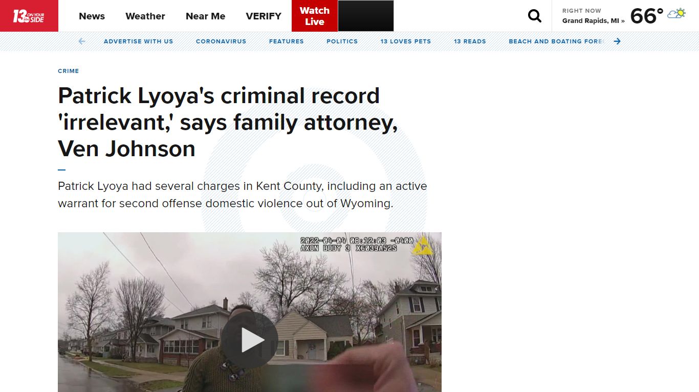 Patrick Lyoya's criminal record 'irrelevant,' says family attorney, Ven ...